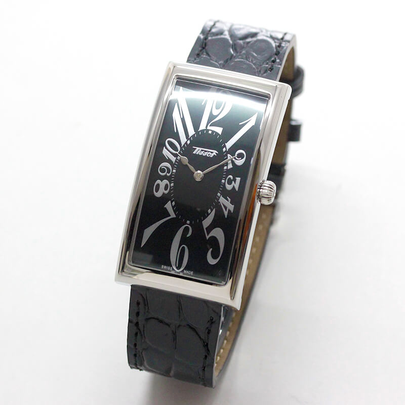 新品・未試着・定価6.05】TISSOT ティソ時計 ヘリテージバナナ 黒-