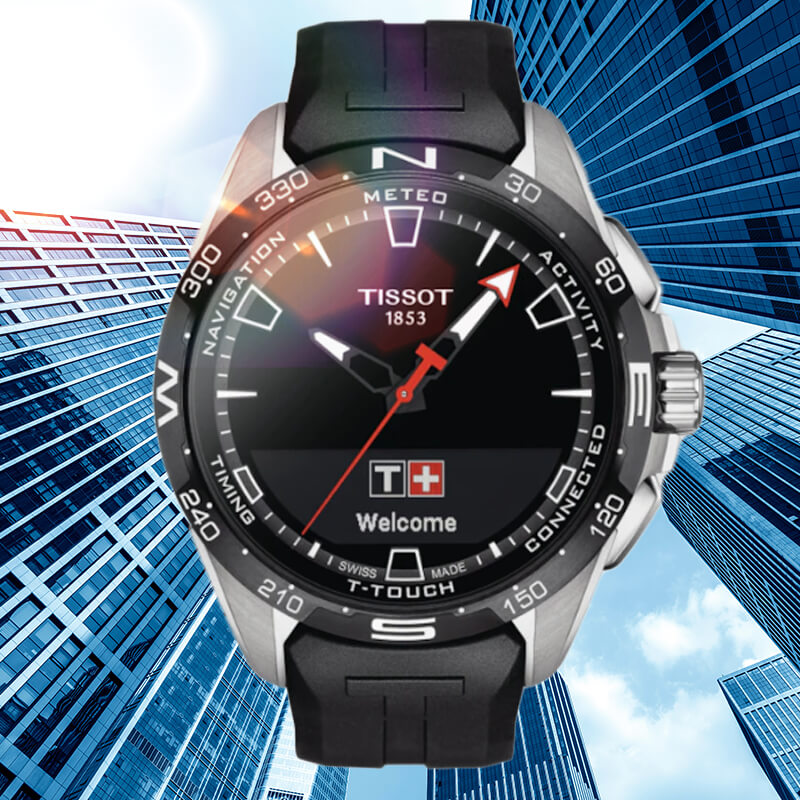 TISSOT(ティソ) T-タッチ コネクト ソーラー スマートフォン連動 腕時計 T121.420.47.051.00 t1214204705100