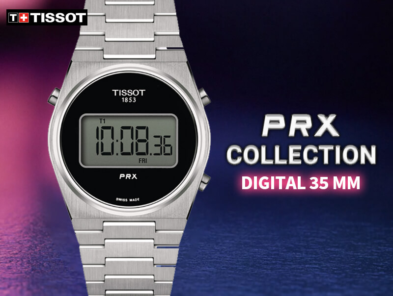 TISSOT(ƥ) PRX DIGITAL ԡ륨å ǥ ӻ 35mm T137.263.11.050.00