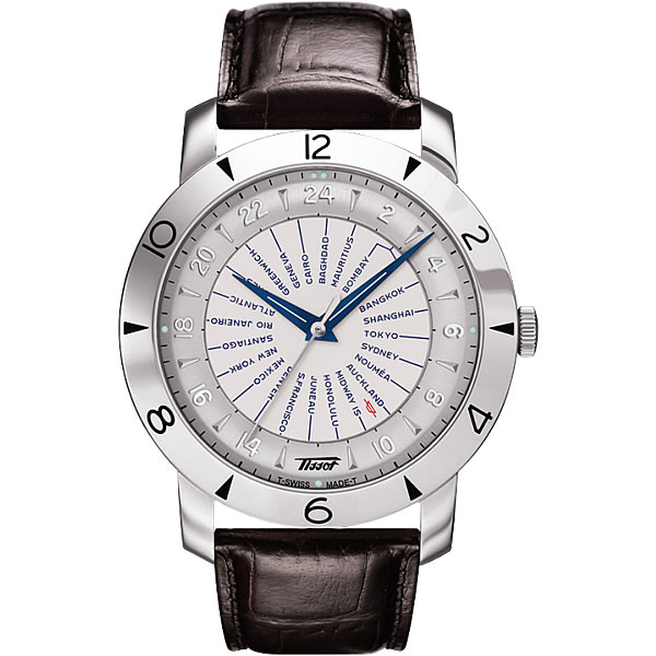 ティソ 160周年創業記念モデル、ヘレテージ ワールドタイマー腕時計が 