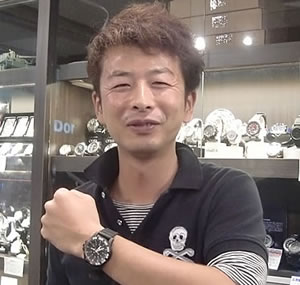 トレーサー腕時計をお買上げ頂きました正美堂時計店のお客様