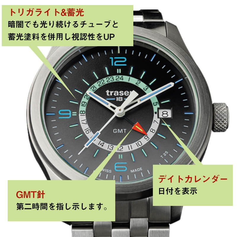 ȥ졼 traser ߥ꥿꡼å ư p59 aurora GMT  9031575 ӻ ǽ