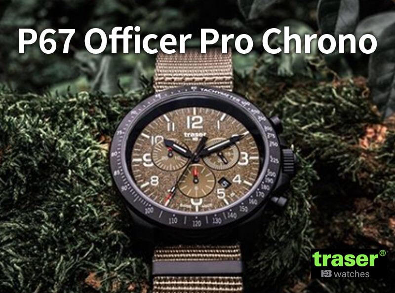 トレーサー traser クォーツ メンズウォッチ　P67 Officer Pro Chrono