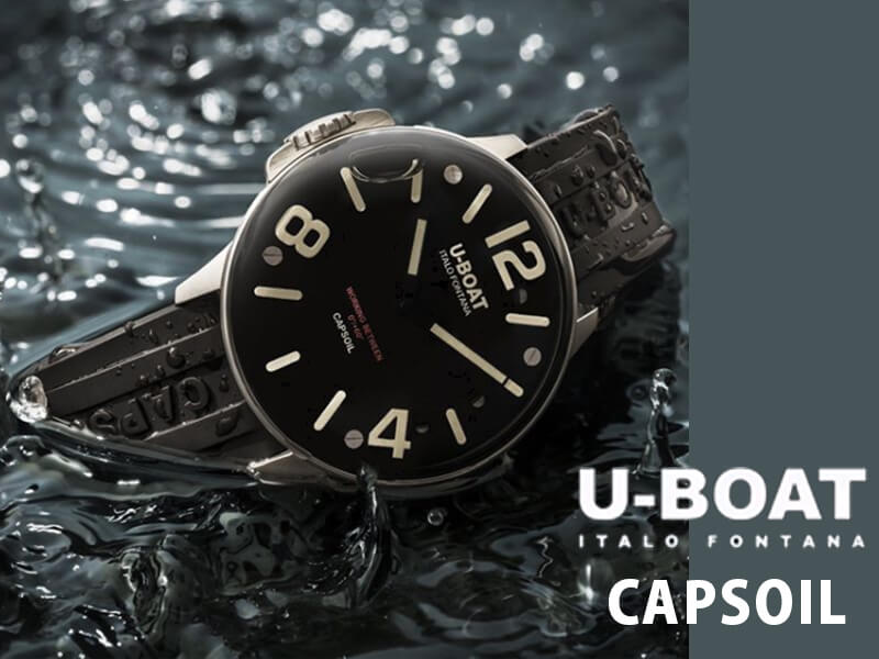 U-BOAT（ユーボート）/カプソイル（CAPSOIL）/ブラックカラー/8108 腕時計