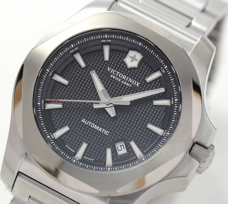 VICTORINOX(ビクトリノックス)　INOX イノックス　自動巻き腕時計 おしゃれ　ビジネスシーンでも使える落ち着いたデザイン