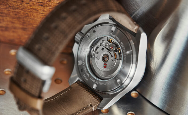 VICTORINOX(ビクトリノックス)　INOX イノックス　自動巻き腕時計 メカニカル オートマチック シースルーバック