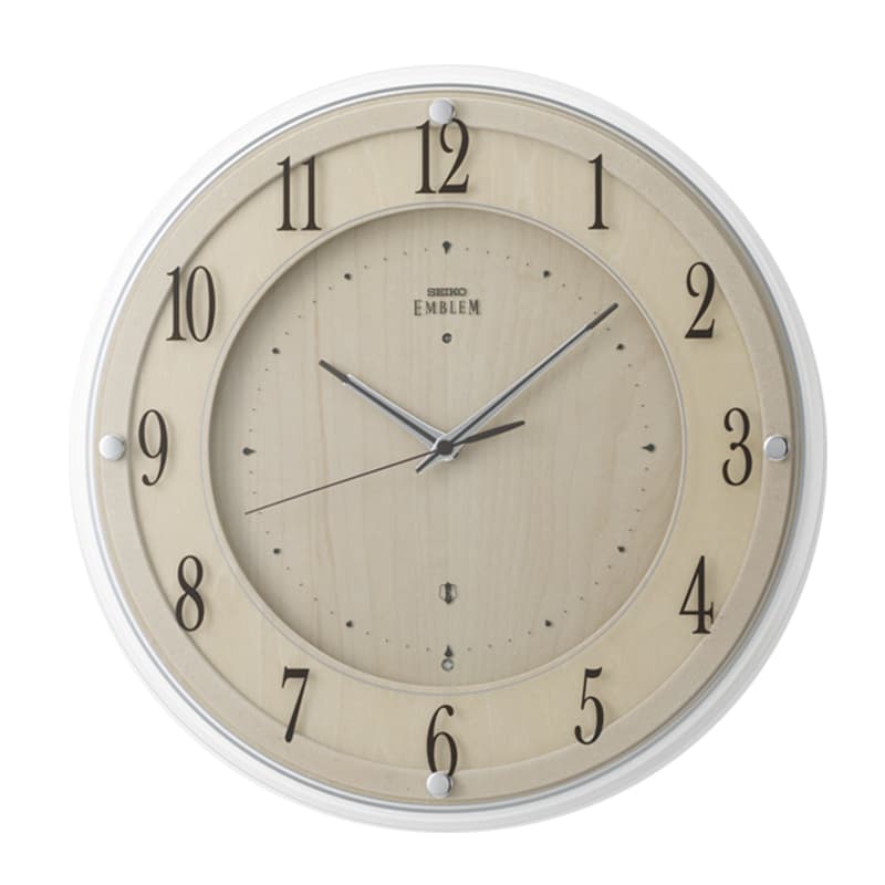 人気ブランドの新作 インターナショナル セイコー SEIKO 電波掛時計 壁掛け時計 新品 木枠 アナログ KX321B - アナログ