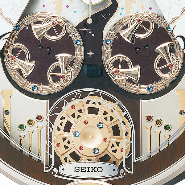 SEIKO セイコー 電波 からくり 掛け時計 RE577B